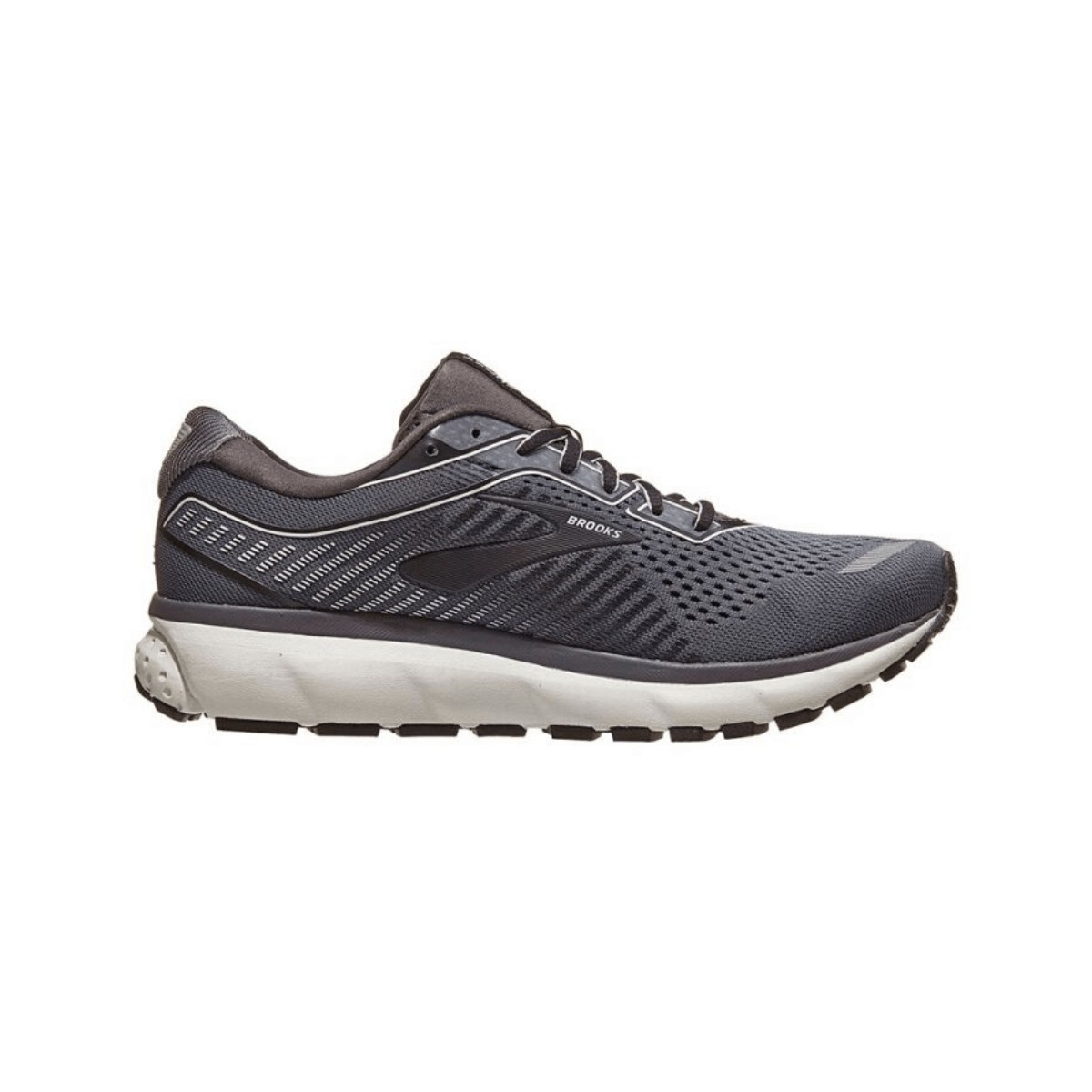 Brooks Ghost 12 Black Gray Running Shoes