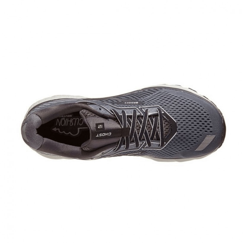 Brooks Ghost 12 Schuhe Schwarz Grau