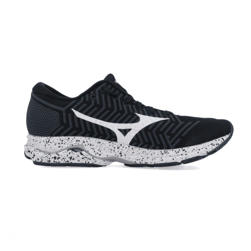 Mizuno Waveknit R2 Negro Blanco Gris Hombre OI18