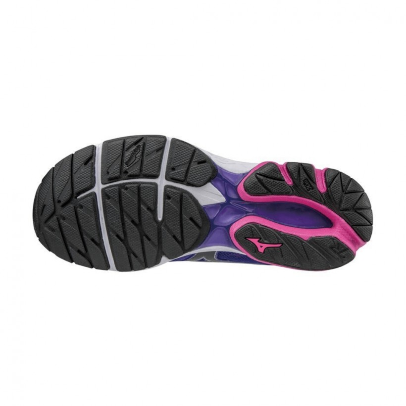 Zapatillas Mizuno Wave Rider 20 Morado Rosa Mujer