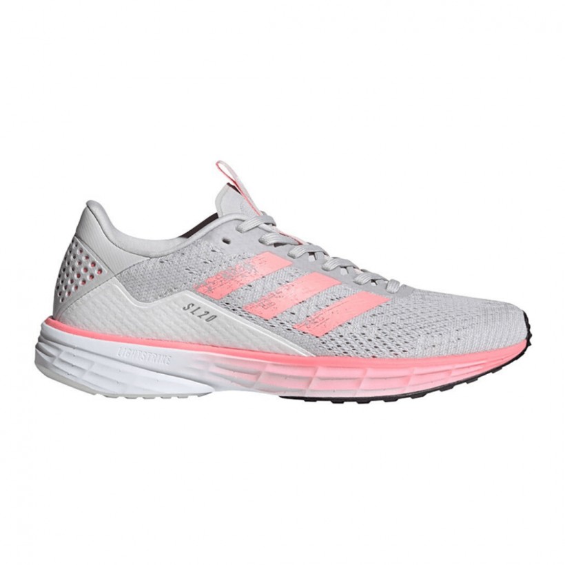 Adidas SL20 Summer Ready Shoes Gray Pink Pv20 Woman