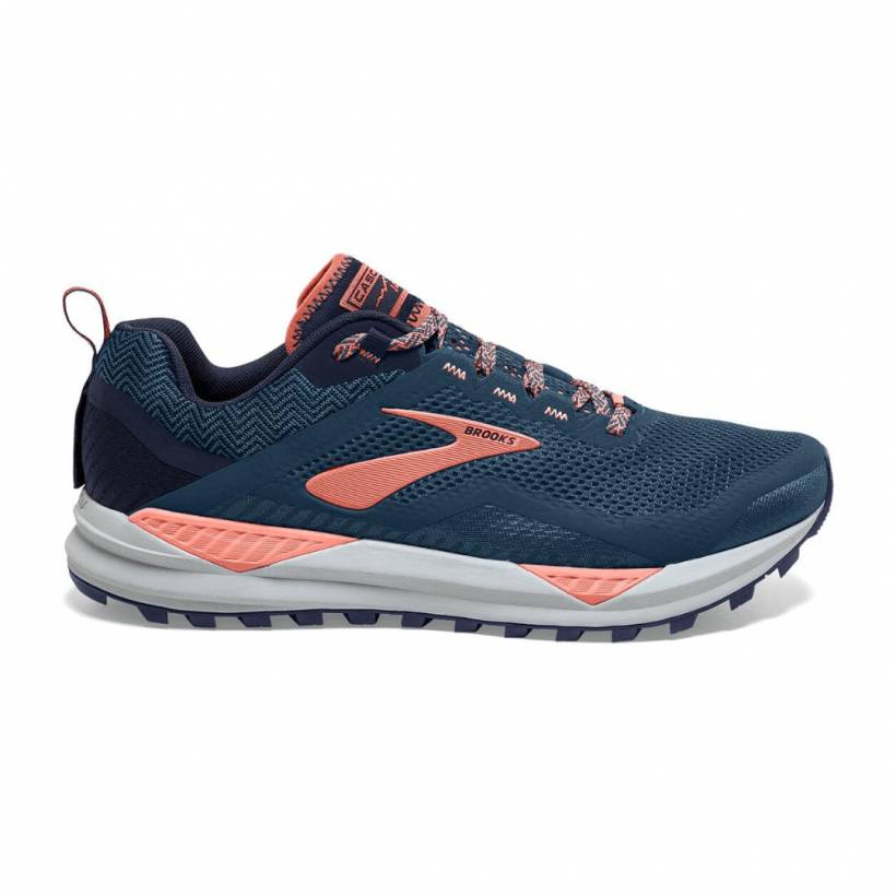 Brooks Cascadia 14 Vert Orange Femme Chaussures