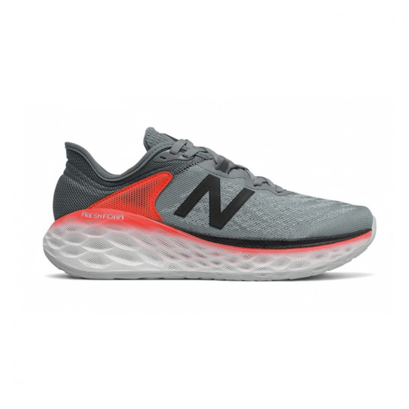 New Balance Fresh Foam More V2 Schuhe Grau Schwarz Rot