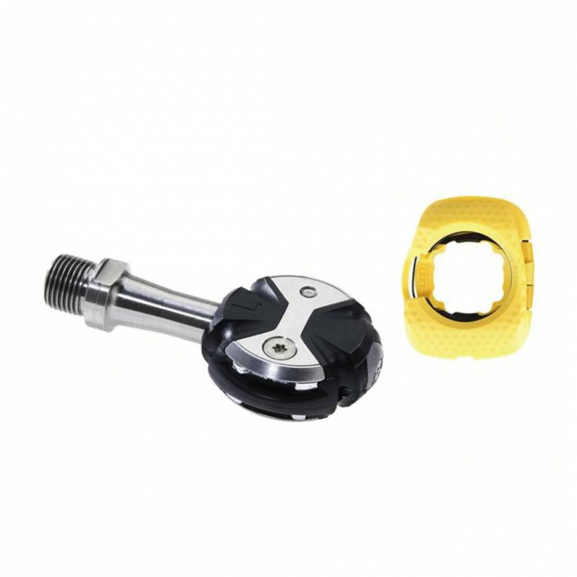 Pedali Speedplay Zero Stainless Road con tacchetti calpestabili neri
