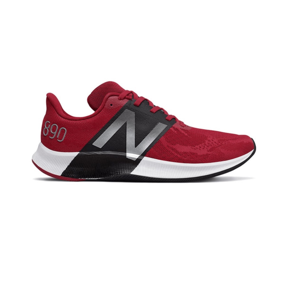 red and black new balance shoes