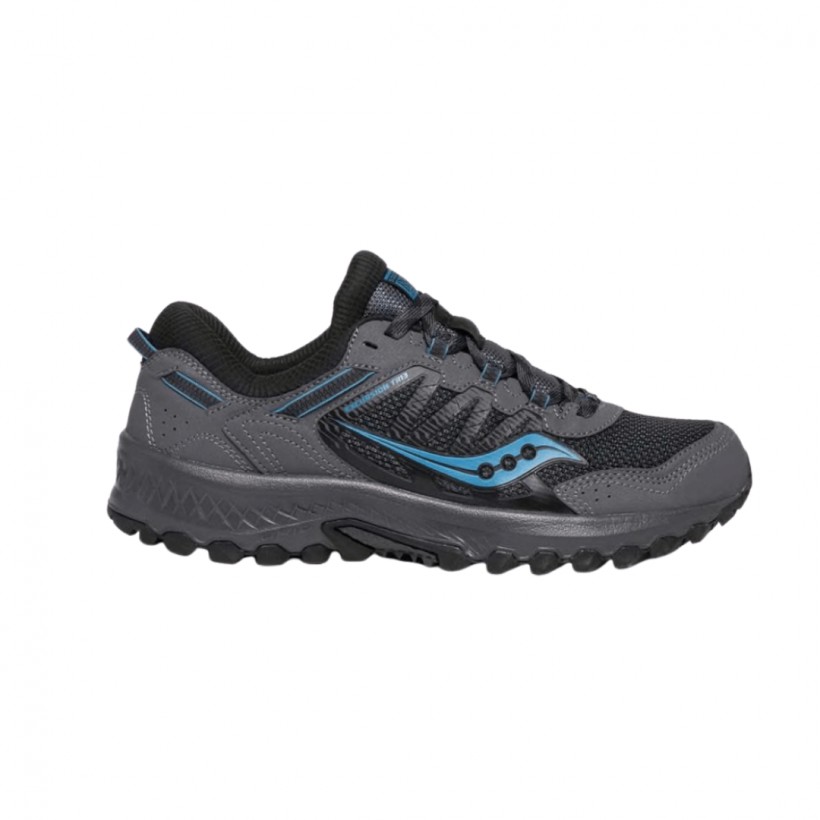 Saucony Versafoam Excursion TR13 Running Shoes Black Gray Blue