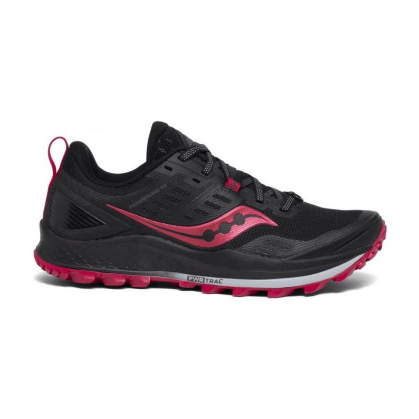 Saucony Peregrine 10 Black Red SS20 Woman Shoes