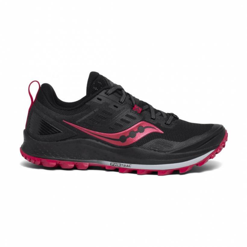 Saucony Peregrine 10 Schwarz Rot SS20 Damenschuhe