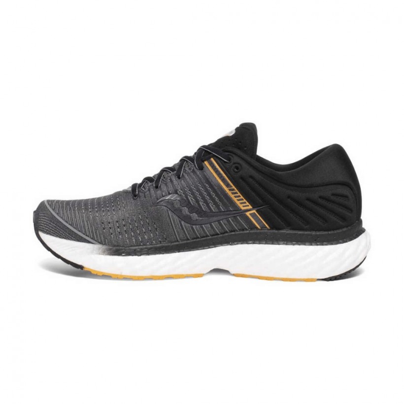 Saucony Triumph 17 Black Gray Yellow SS20 Men's Running Shoes
