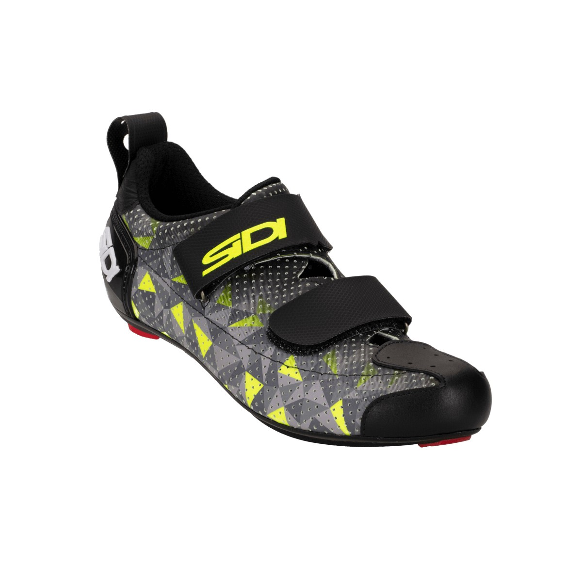 Sidi T5 Air Carbon Gray Yellow Shoes, Size 43 - EUR