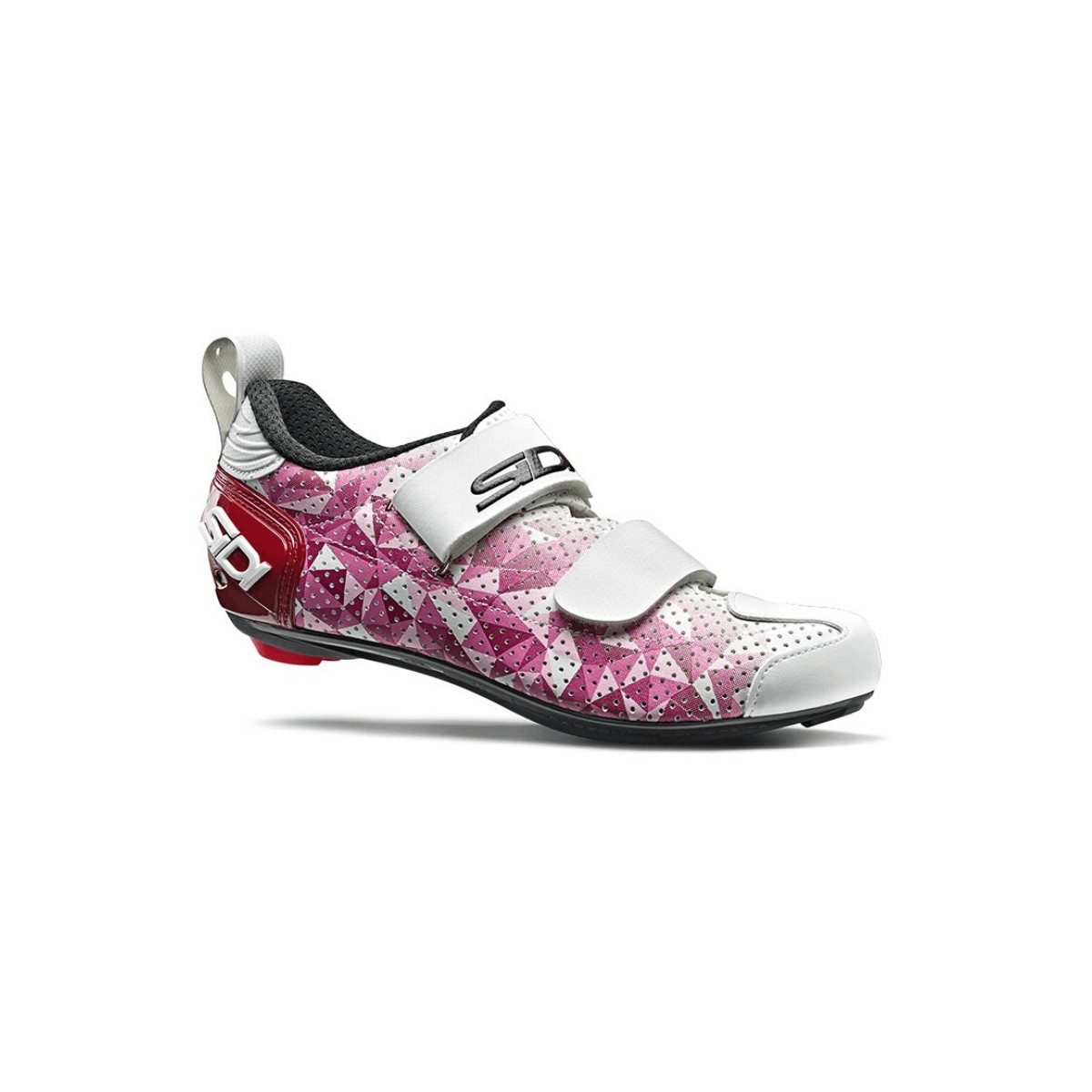 Sidi T5 Air Carbon Pink White Woman Triathlon Shoes, Size 40 - EUR