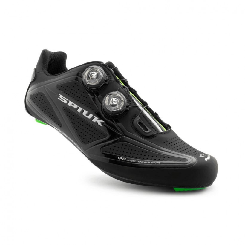 Zapatillas Spiuk Profit de carretera Negro Verde Hombre