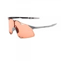 Lunettes 100% Hypercraft Matte Stone gris - Verres HiPER Corail