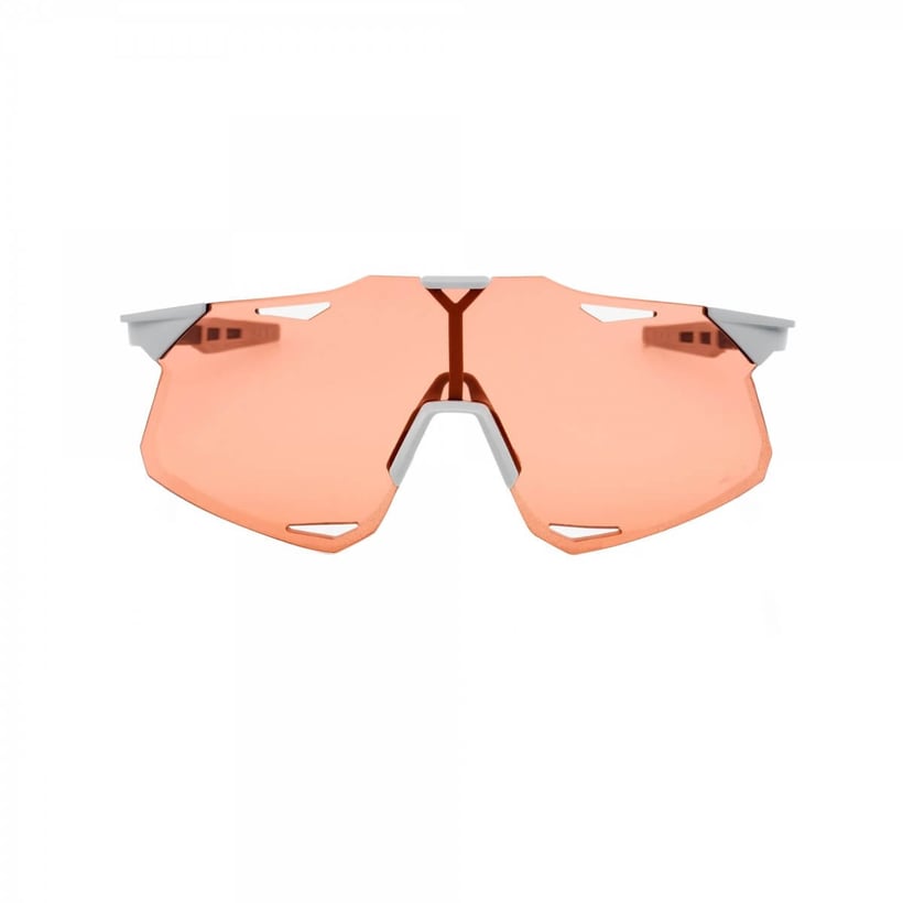 Occhiali 100% Hypercraft Matte Stone grigio - Lenti HiPER Coral