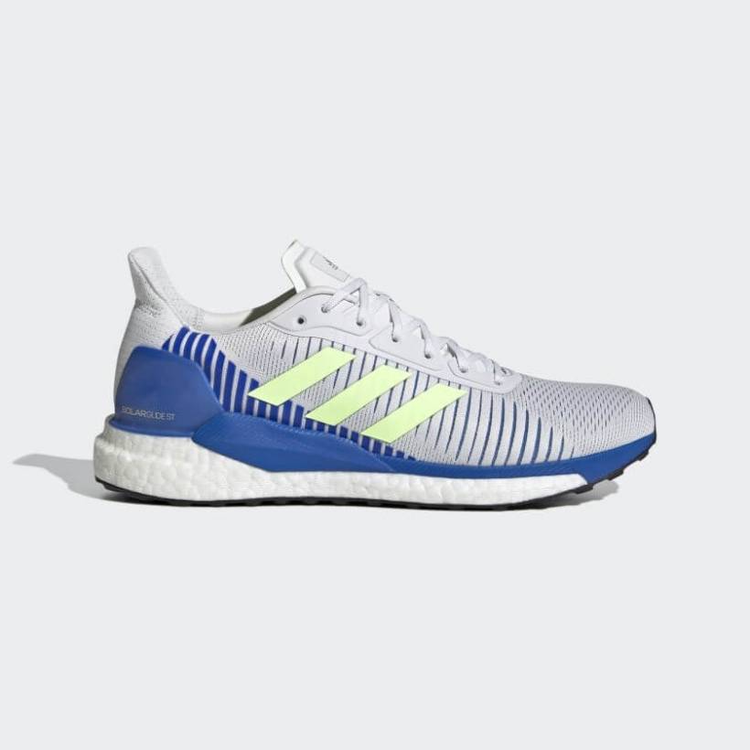 Chaussures Running Adidas Solar Glide 19 Gris Bleu
