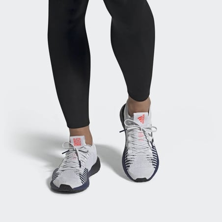 Adidas PulseBOOST HD White Purple Shoes