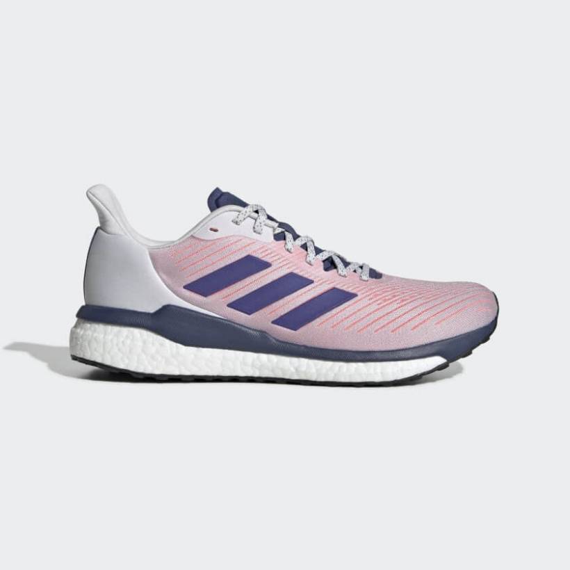 Chaussures Running Adidas Solar Drive 19 Rose Bleu SS20 Homme