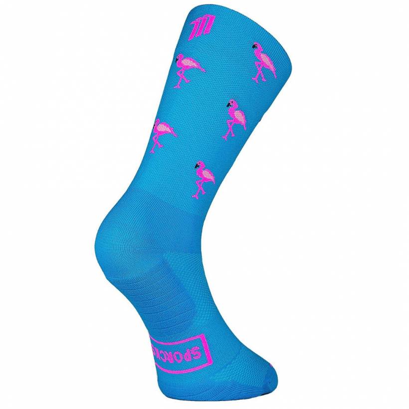 Calzini da ciclismo Sporcks Flamingo blu