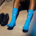 Calcetín Sporcks Falmingo Blue