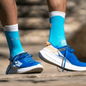 Calzino running Sporcks Fly 2.0 turchese