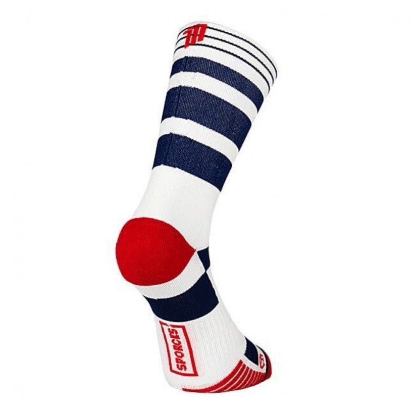 Calzino Crazy Lines blu
