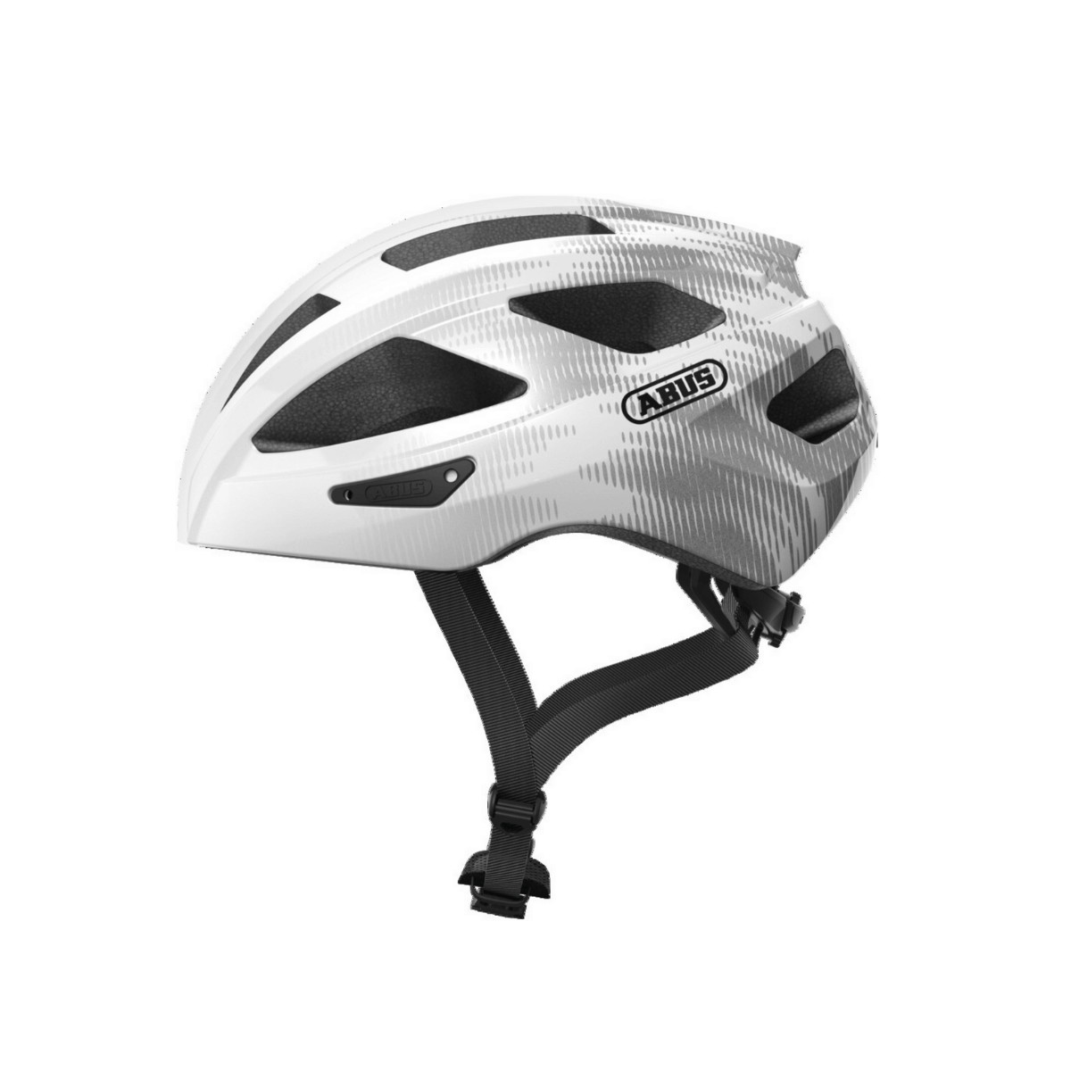 Abus Macator Helmet White Gray, Size M: 52-58