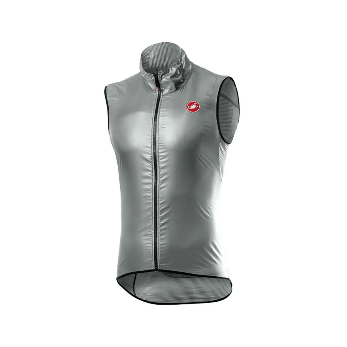 Chaleco Castelli Cortavientos Aria Gris Plata Hombre, Talla M