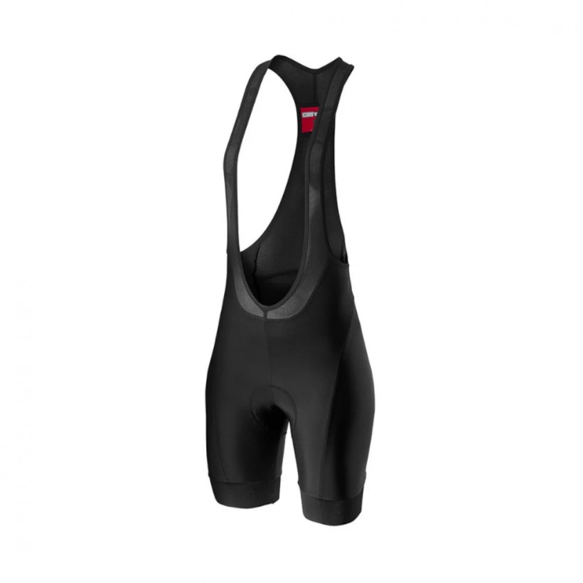 Castelli Prima W Schwarz Grau Damen Trägerhose
