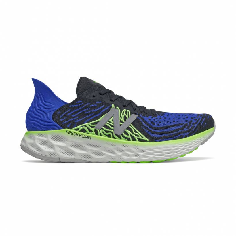 New Balance Fresh Foam 1080v10 Scarpe Marina Blu Nero Verde AW20