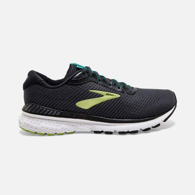 Sapatos Brooks Adrenaline GTS 20 Wide 2E SS20 Preto / Amarelo