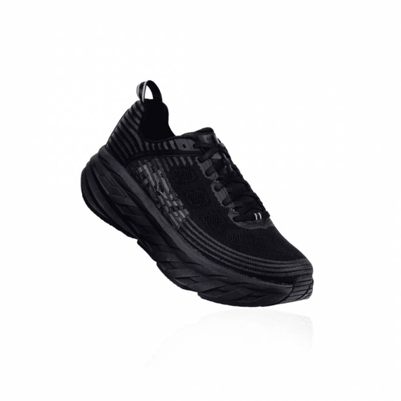 Hoka One One Bondi 6 Black Gray SS20 Shoes