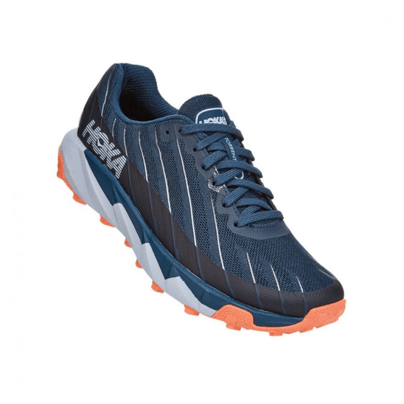 Hoka One One Torrent Shoes Navy Blue Pink SS20 Woman