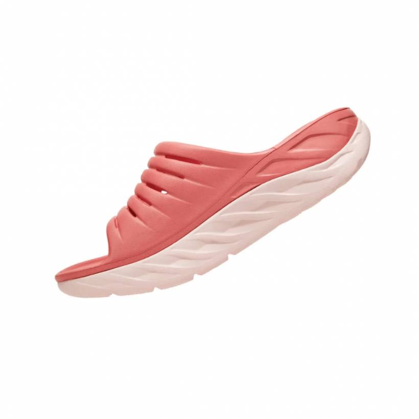 Infradito da donna Hoka One One ORA Recovery Slide rosa bianco