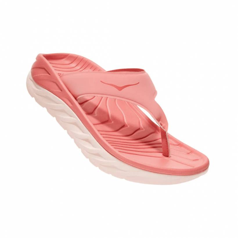 Chanclas Hoka One One ORA Recovery Flip Rosa Mujer