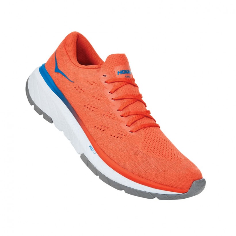Hoka One One Cavu 3 Orange Blau SS20 Herrenschuhe