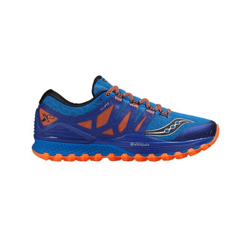 Saucony Xodus ISO Running Shoes Blue Orange