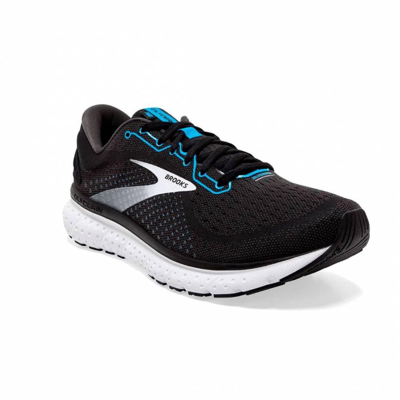 Zapatillas Brooks Glycerin 18 Negro Azul OI20 Hombre