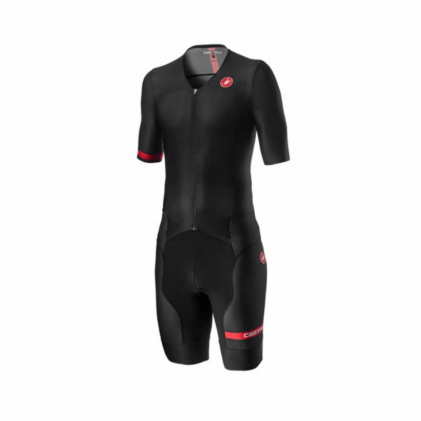 Castelli Free Sanremo 2 Kurzarm-Trisuit Schwarz