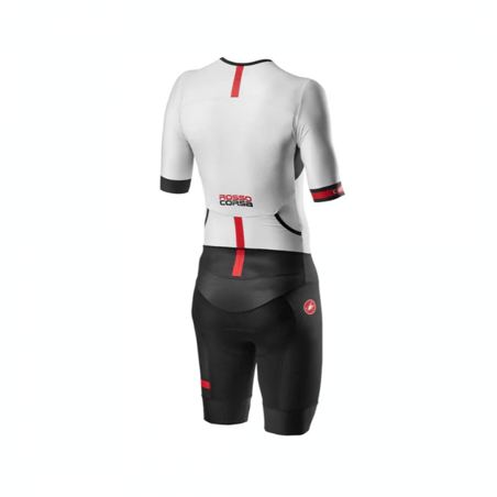 Castelli Free Sanremo 2 Kurzarm Trisuit Weiß Schwarz