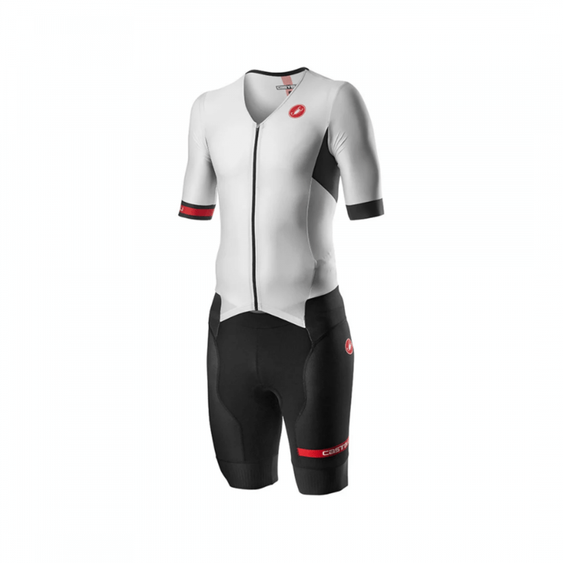 Tritraje Manga Corta Castelli Free Sanremo 2 Blanco Negro