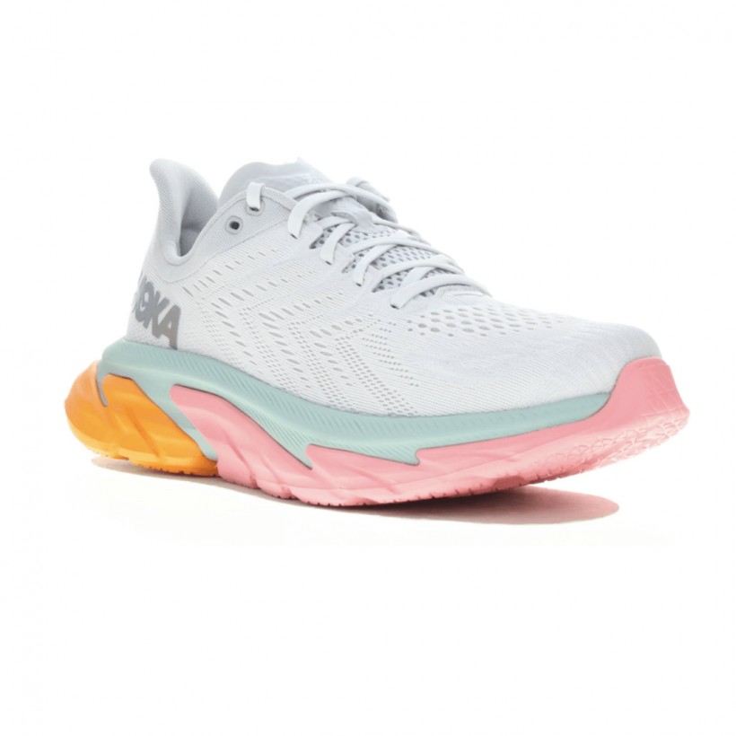 Hoka One One Clifton Edge Gray Pink FW20 Men's Shoe