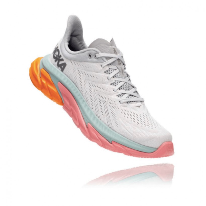 Hoka One One Clifton Edge Gray Pink FW20 Men's Shoe