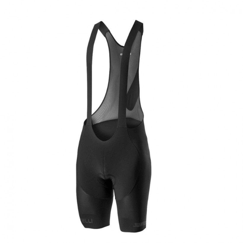 Culote Castelli Superleggera Negro Rojo con tirantes