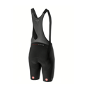 Salopette Castelli Superleggera Nero Rosso con bretelle