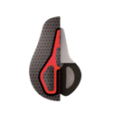 Salopette Castelli Superleggera Nero Rosso con bretelle