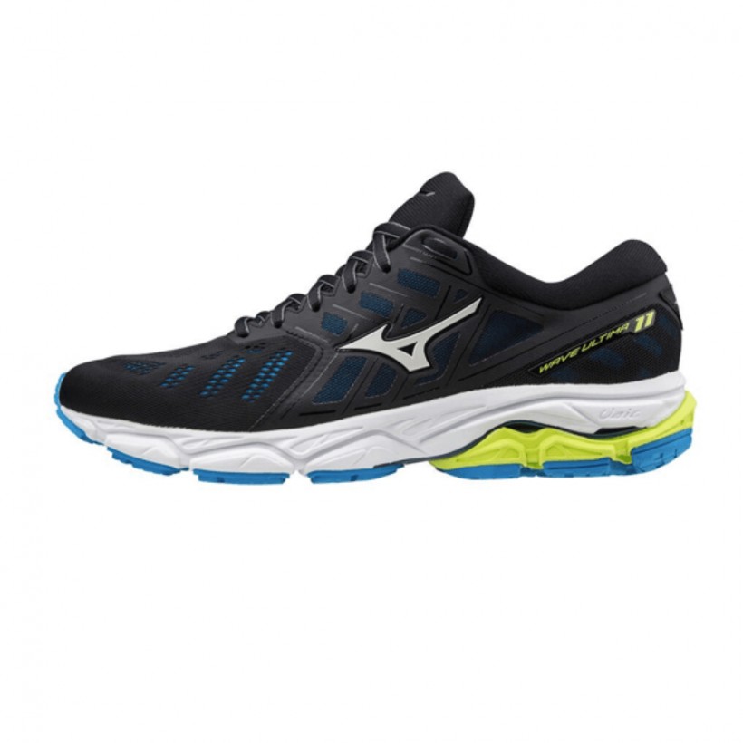 Chaussures De Course Mizuno Wave Ultima 11 Noir Bleu AW20 Pour Homme