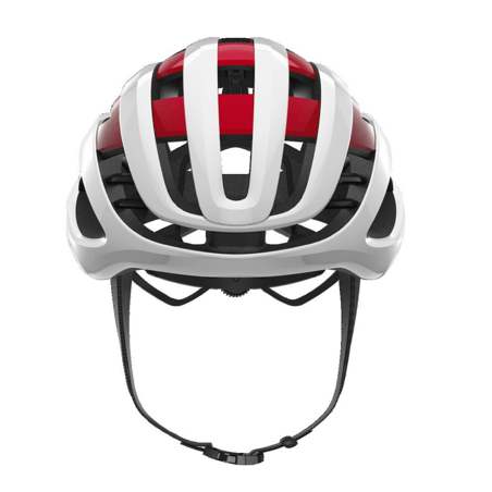 Capacete Abus AirBreaker Branco Vermelho