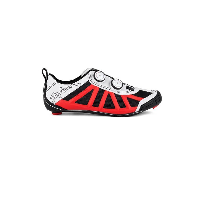 Scarpe Spiuk Pragma Triathlon Rosse Bianche