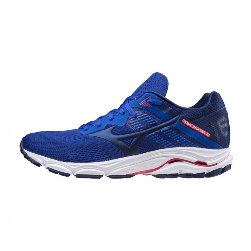 Mizuno Wave Inspire 16 Scarpe da uomo bianche blu