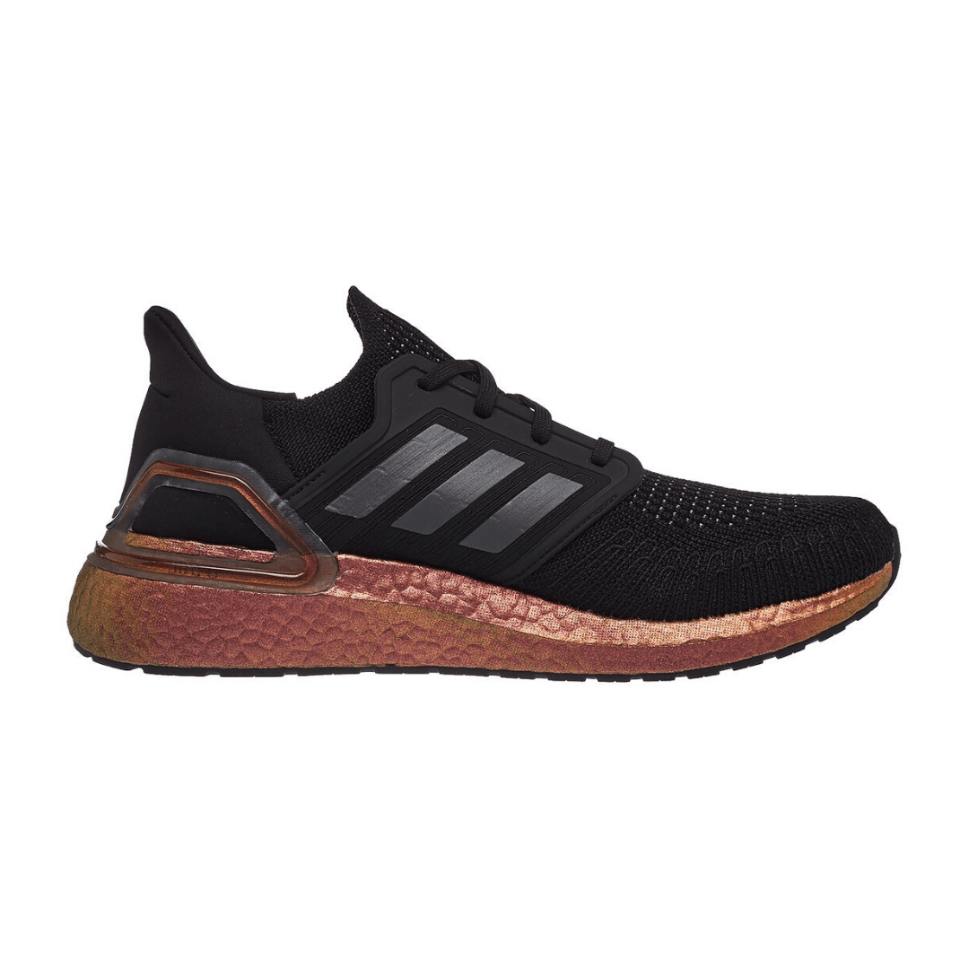 Que agradable Anotar inercia Adidas Ultraboost 20 Shoes Black Pink Gold AW20